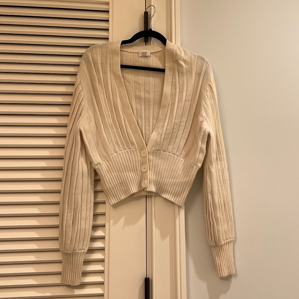 ARITZIA | WILFRED Cream Knit Sweater | Size M